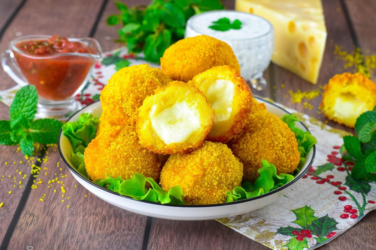 Картофельные шарики из пюре – легкий перекус, а также изысканная еда для десертов: рецепт с фото