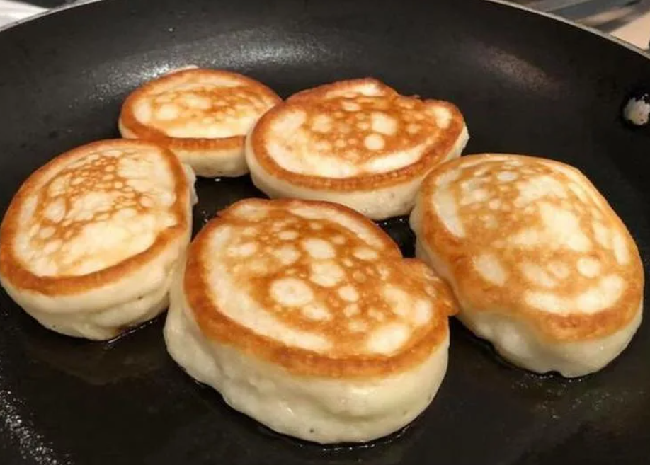 Вкусные пышные оладьи