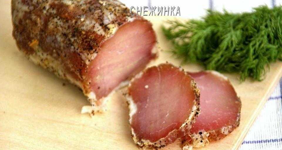 Филейная колбаса домашняя полендвица