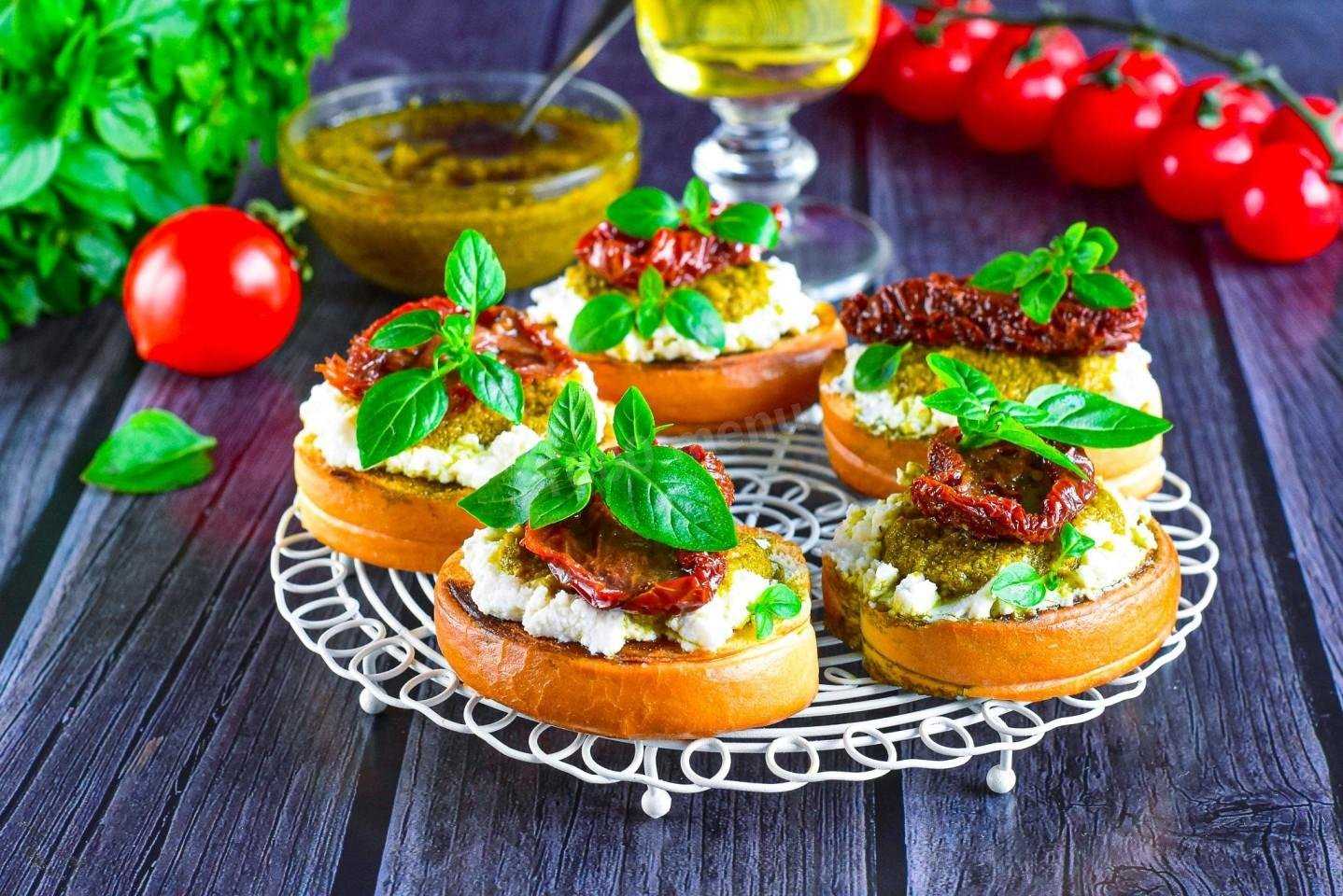 Брускетта: 5-топ рецептов вкусной итальянской закуски с фото, видео вкусная кухня