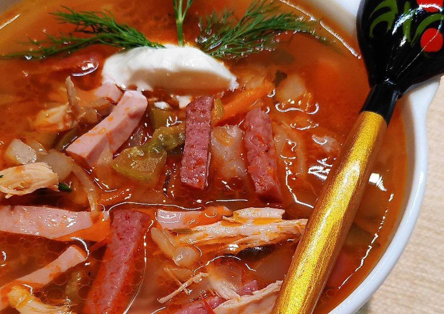 Солянка сборная мясная – классические рецепты приготовления