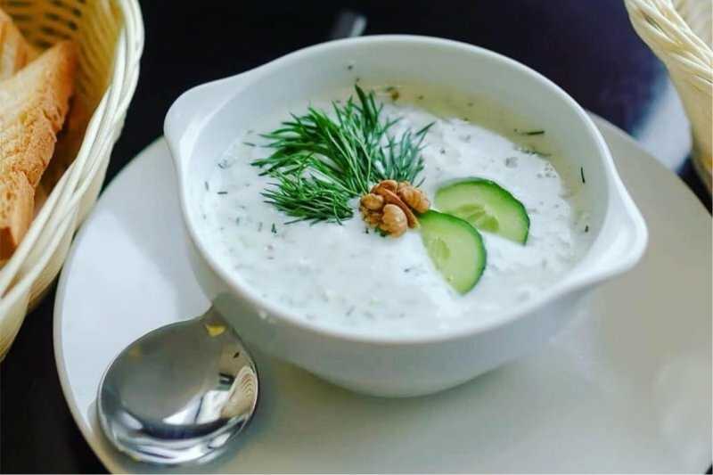 Таратор болгарский холодный суп рецепт с фото пошагово - 1000.menu