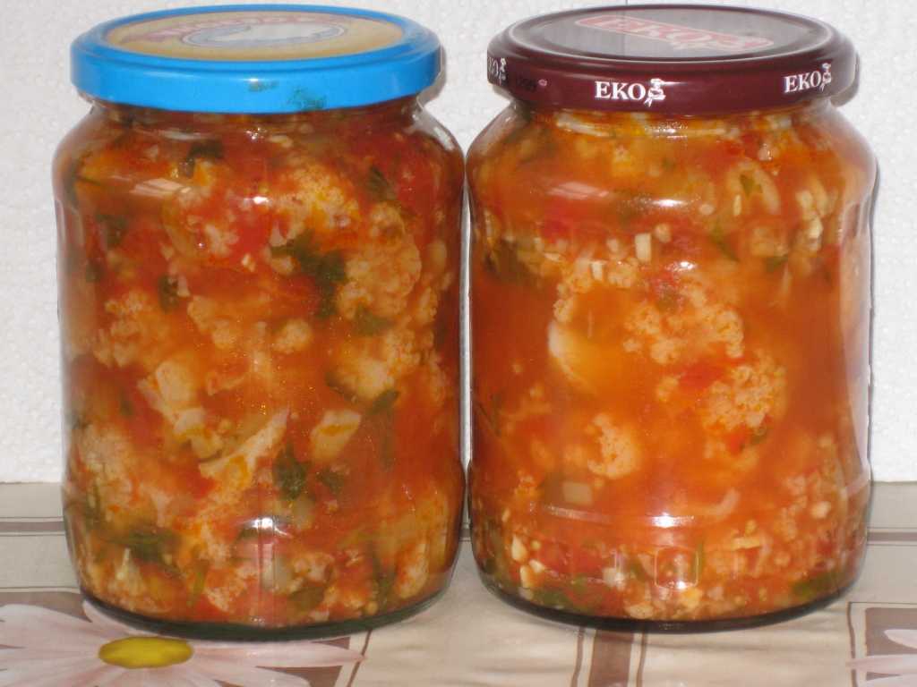 Маринованная цветная капуста на зиму — очень вкусная и хрустящая