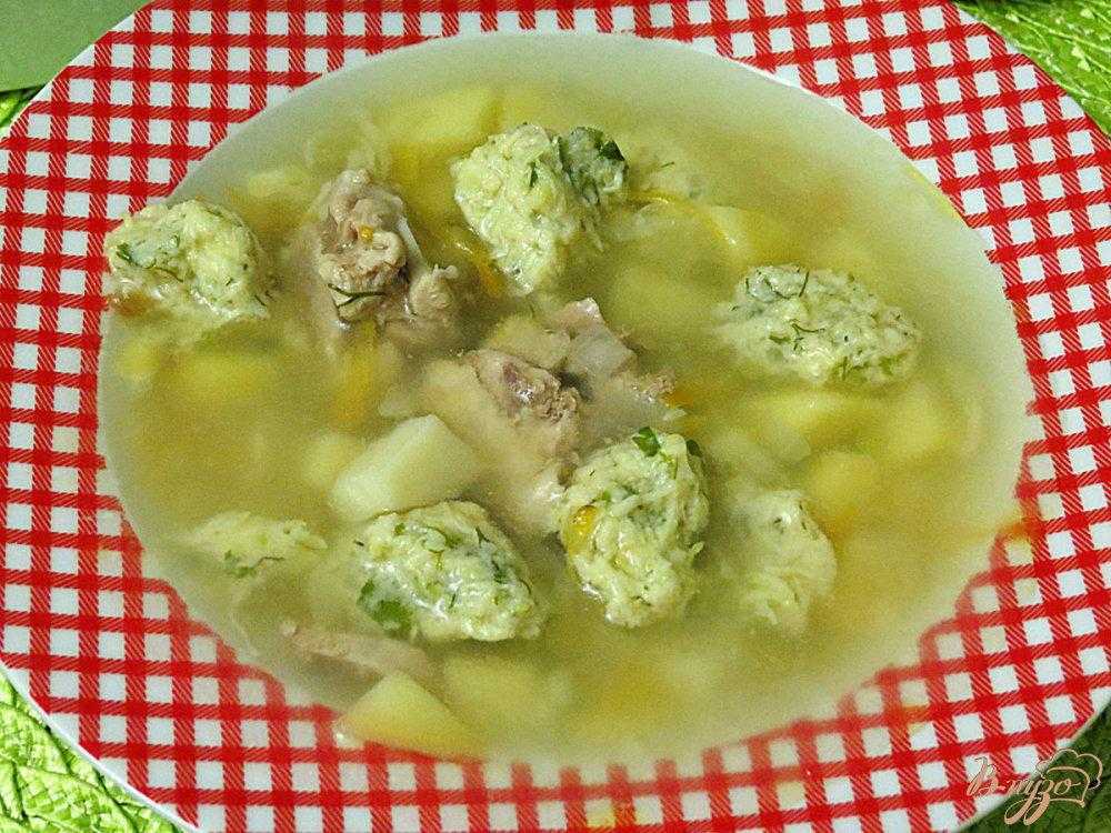 Куриный суп с галушками - пошаговый фоторецепт