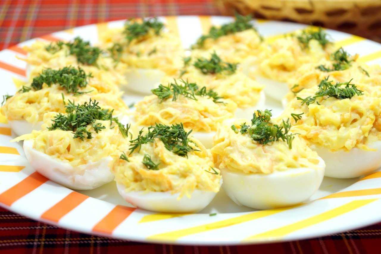 фаршированные яйца 25 вариантов начинки с фото