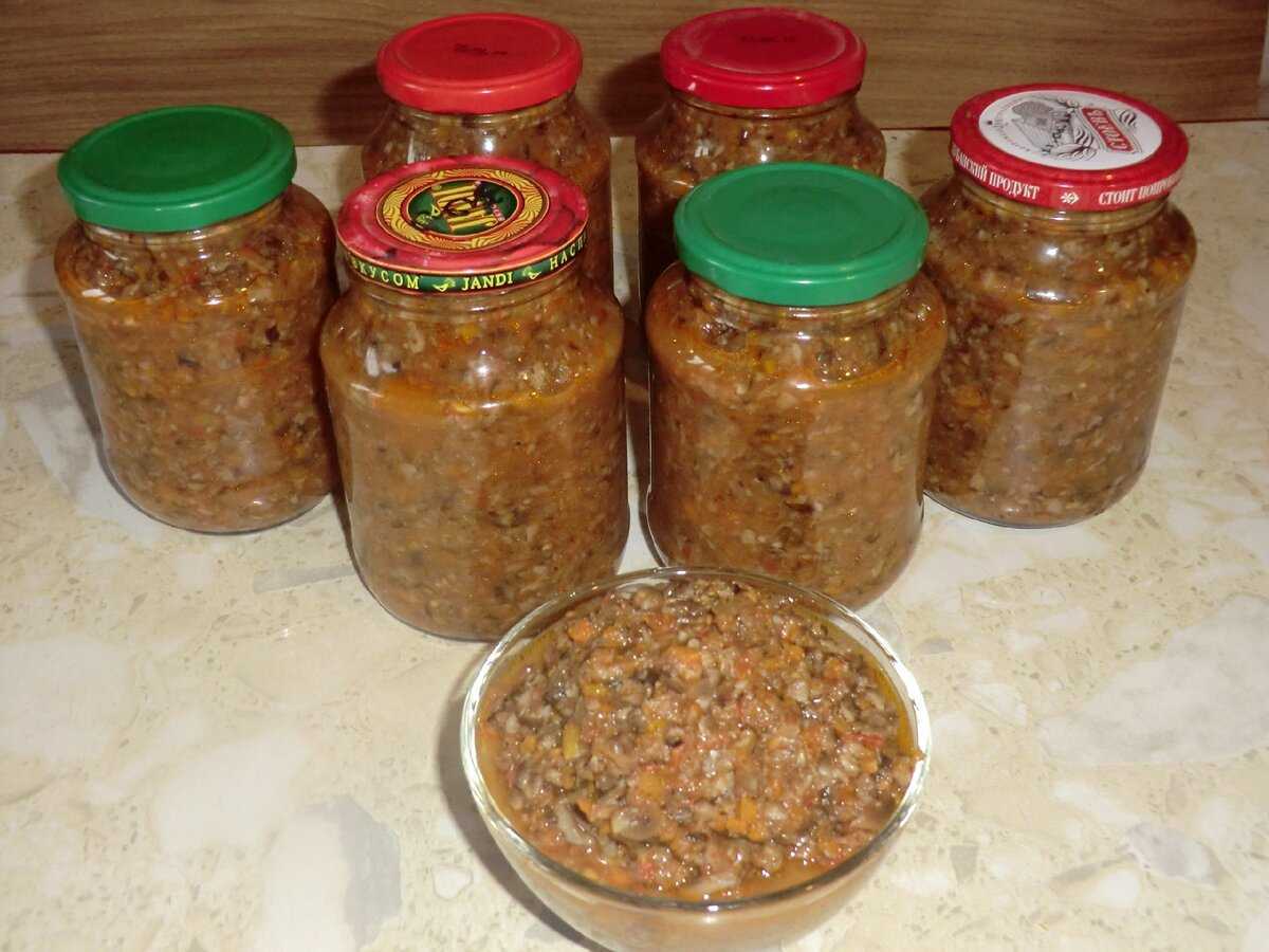 Грибная икра на зиму: простые и самые вкусные рецепты