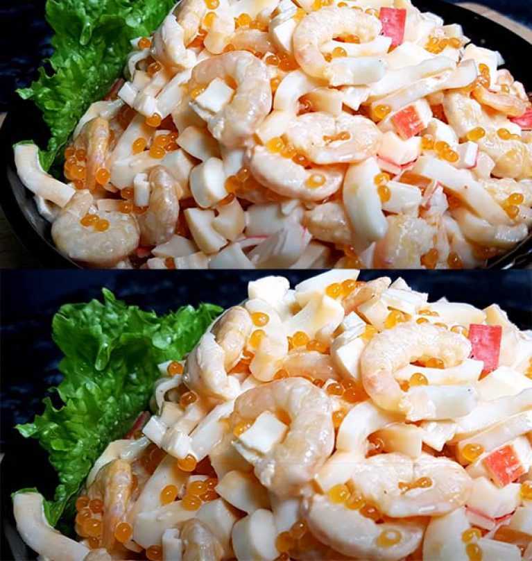 20 вкусных салатов с креветками, которые украсят любой стол