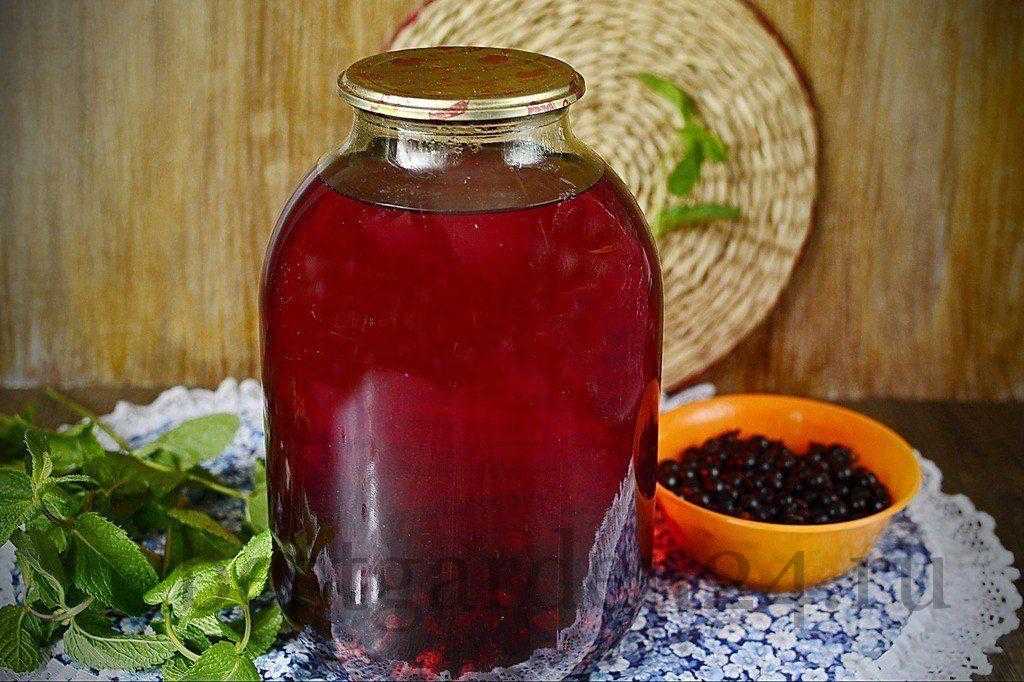 Компот из красной смородины на зиму в банке