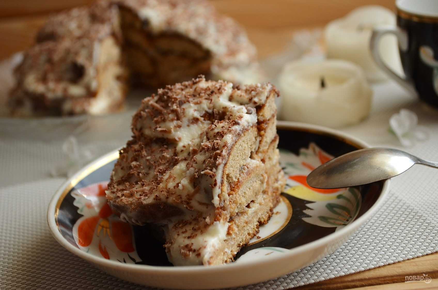 Торт из печенья без выпечки - 12 простых и вкусных рецептов (пошагово)