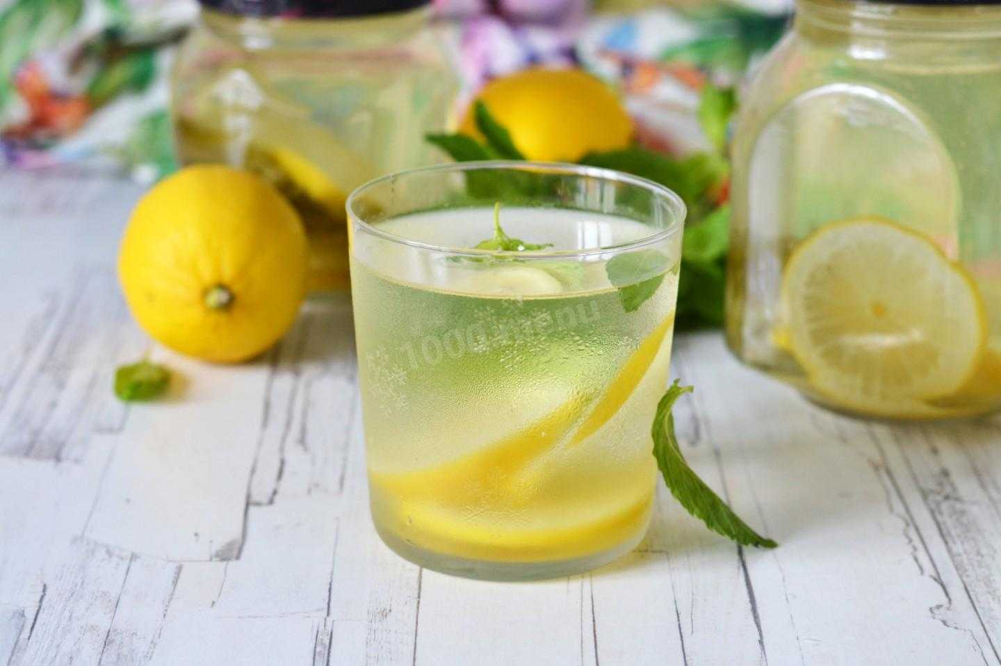 Компот из апельсинов и лимона с мятой - на зиму