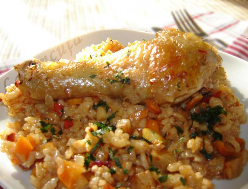Плов в духовке с курицей – 5 рецептов
