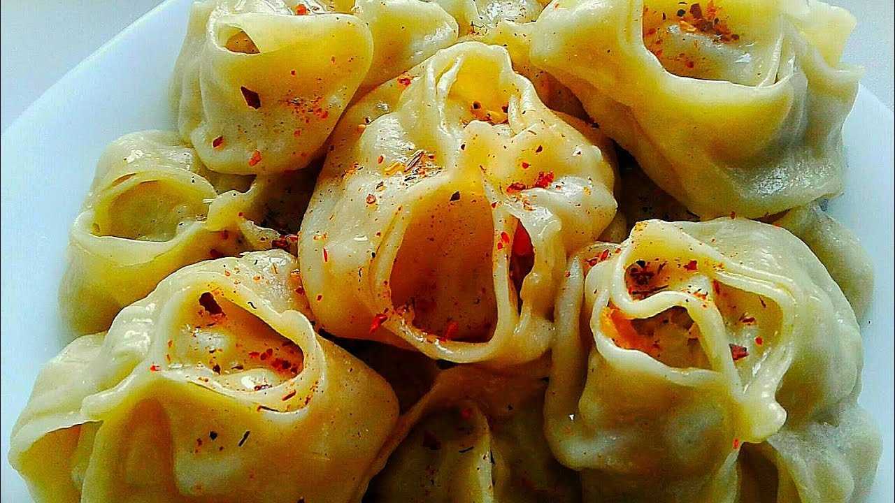 Узбекские манты с тыквой без мяса - вкусное блюдо