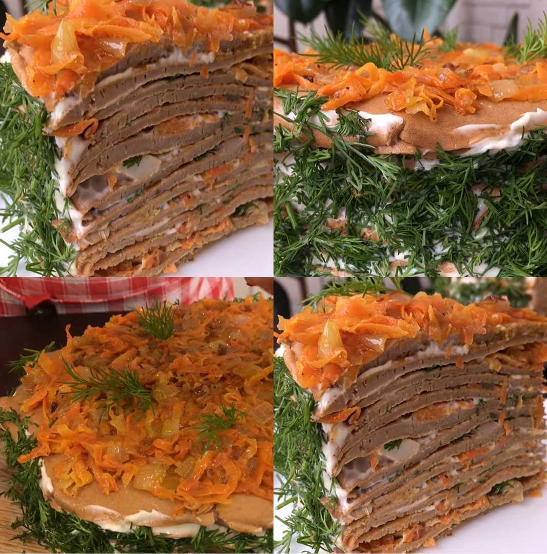 Печеночный торт - рецепт с пошаговыми фото | меню недели