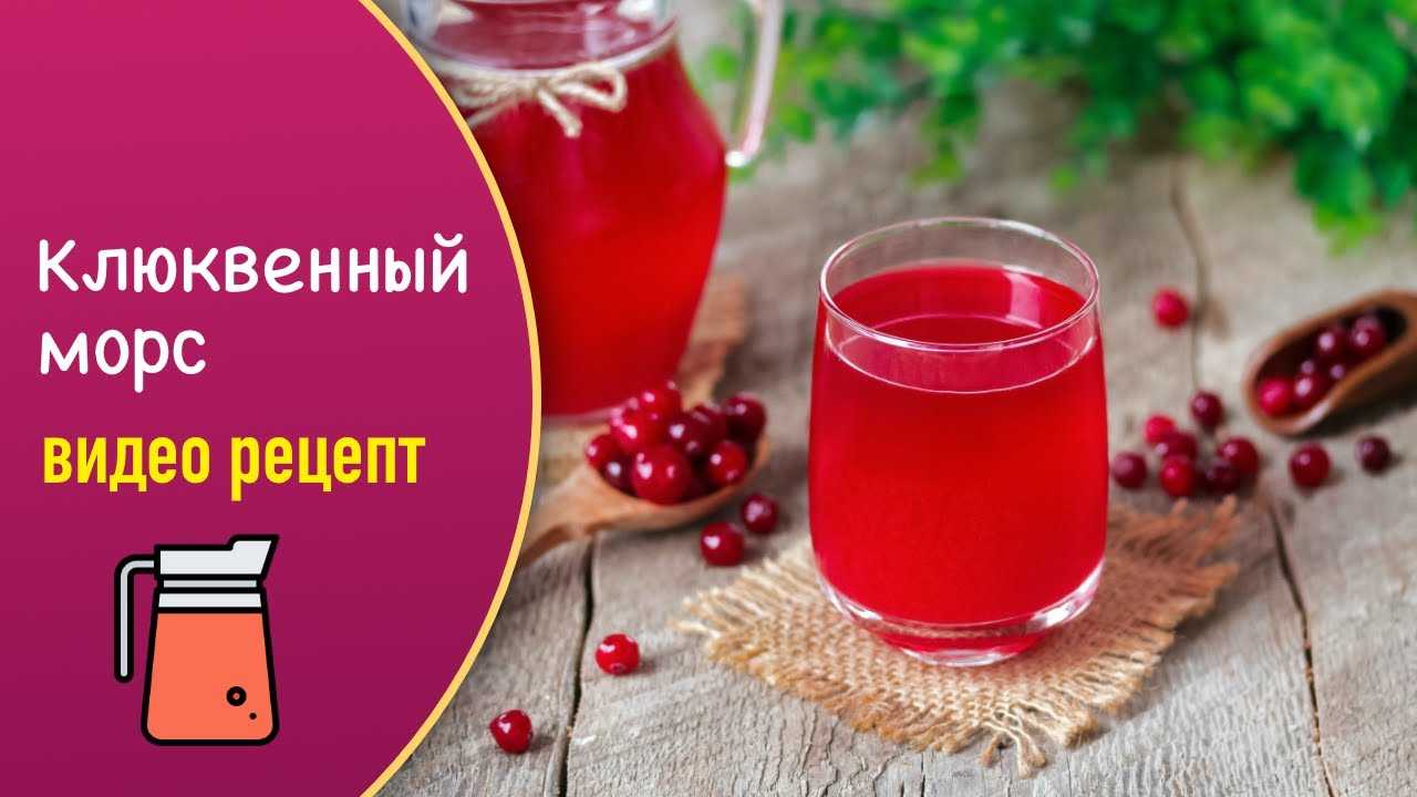 Все о ценности и способах приготовления клюквенного морса