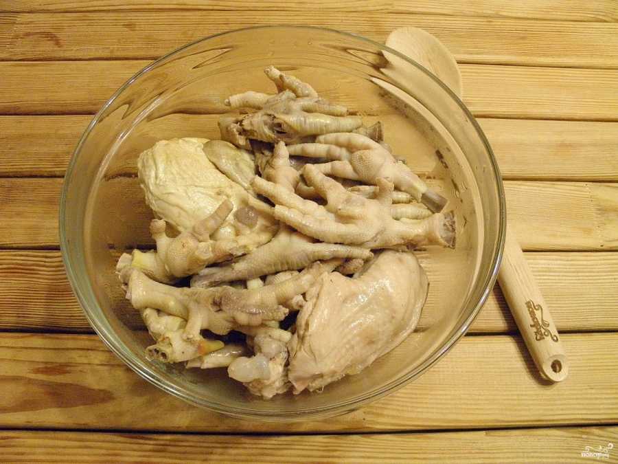 Рецепт домашнего холодца из курицы без желатина