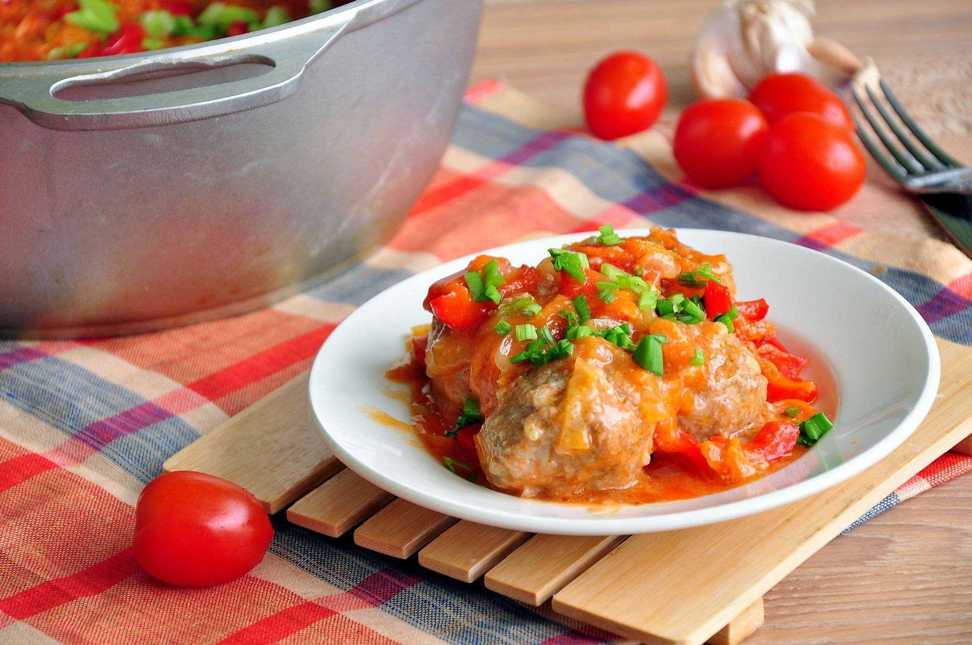 Гречка с куриным филе и овощами в томатном соусе рецепт с фото