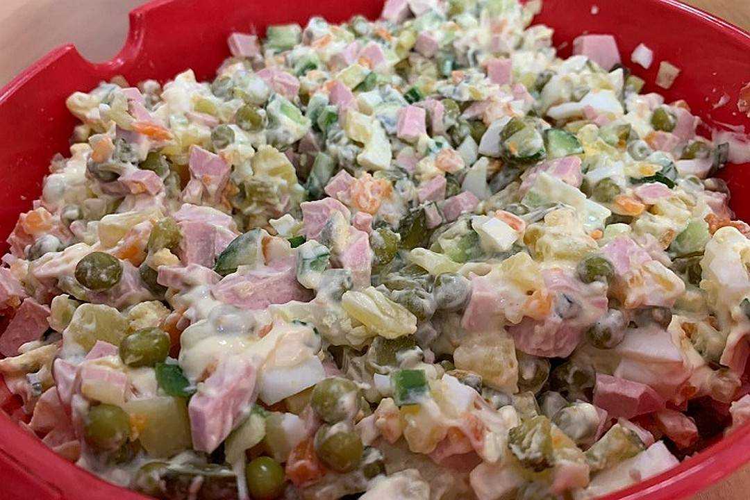 Салат оливье с колбасой классический - 6 простых рецептов