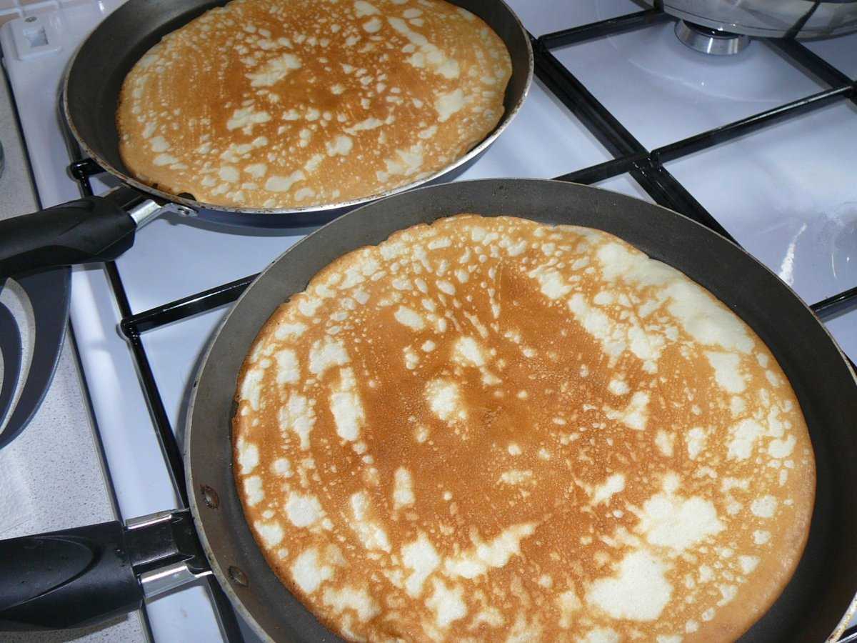Блины на кефире — 6 рецептов тонких блинов с дырочками
