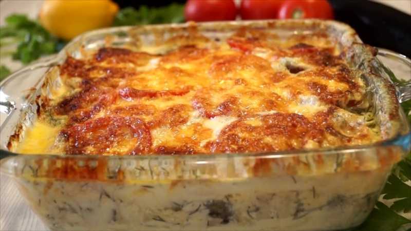 Рыба с овощами в духовке | пошаговые рецепты с фото