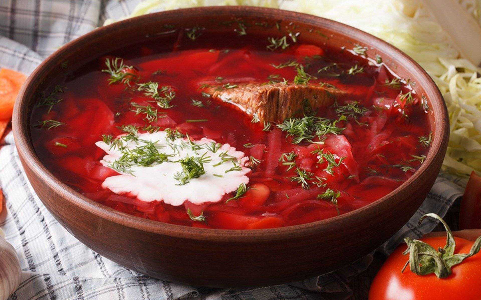 Борщ с фасолью - рецепт с пошаговыми фото | меню недели