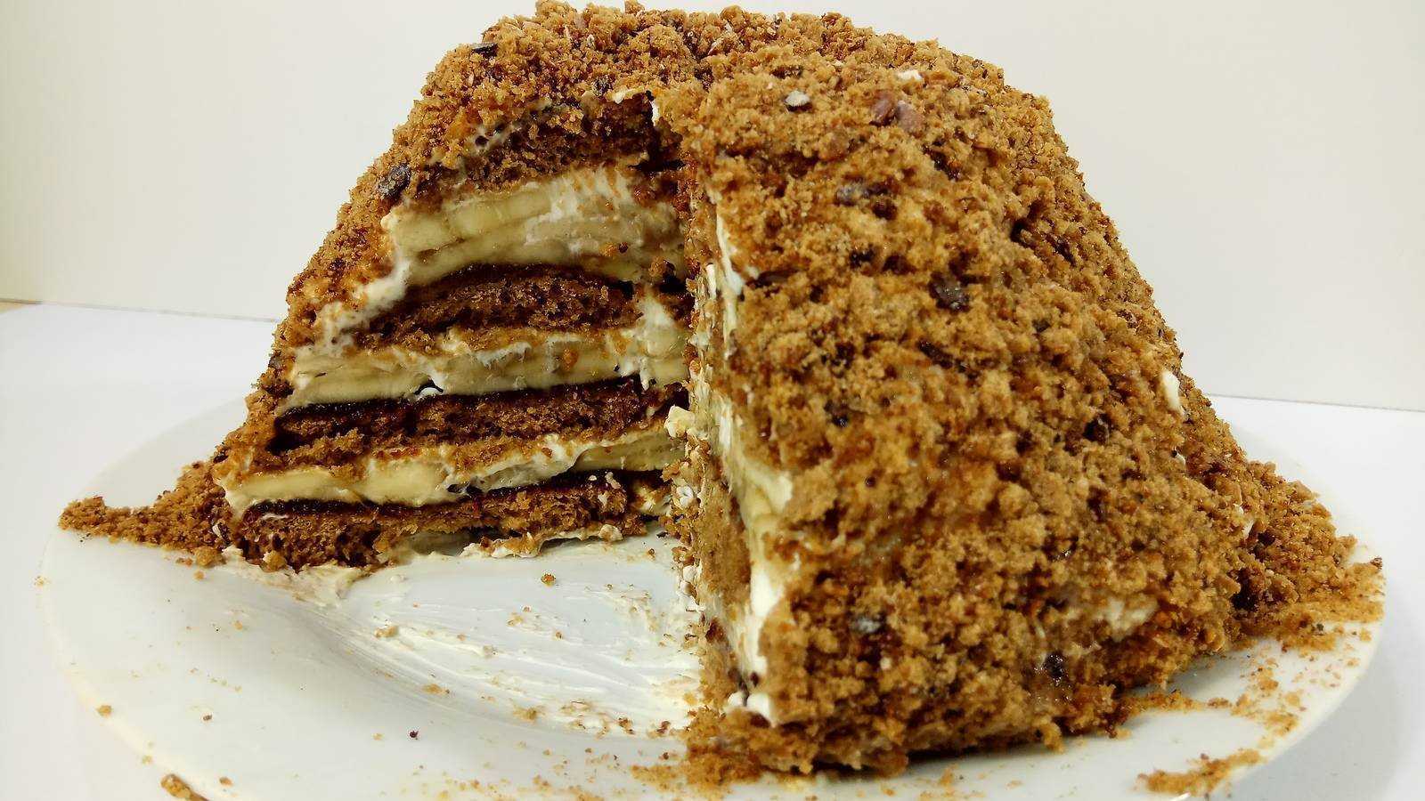 Простые торты без выпечки в домашних условиях. вкусный и очень сочный торт за 15 минут