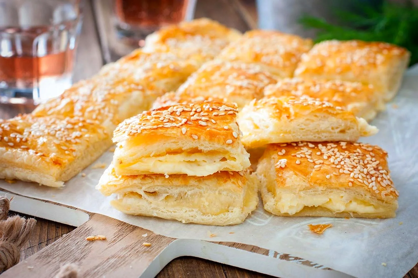 Что можно приготовить из слоёного дрожжевого теста быстро вкусно: рецепты с фото, пошагово