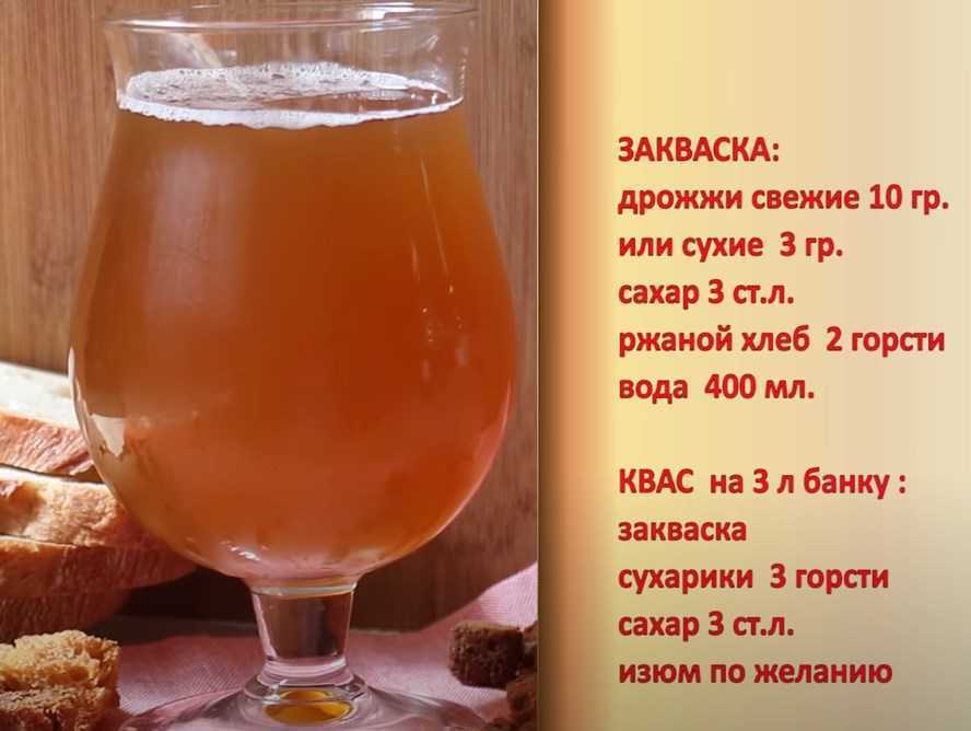 Домашний квас: 7 рецептов приготовления кваса в домашних условиях