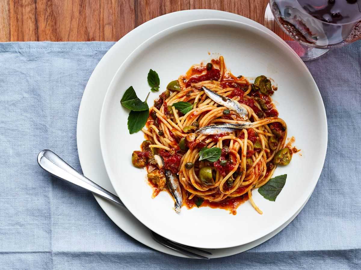 Паста с соусом путанеска - рецепт spaghetti alla puttanesca