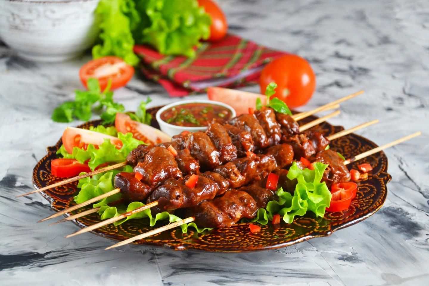 Шашлычки из куриных сердечек - 11 пошаговых фото в рецепте