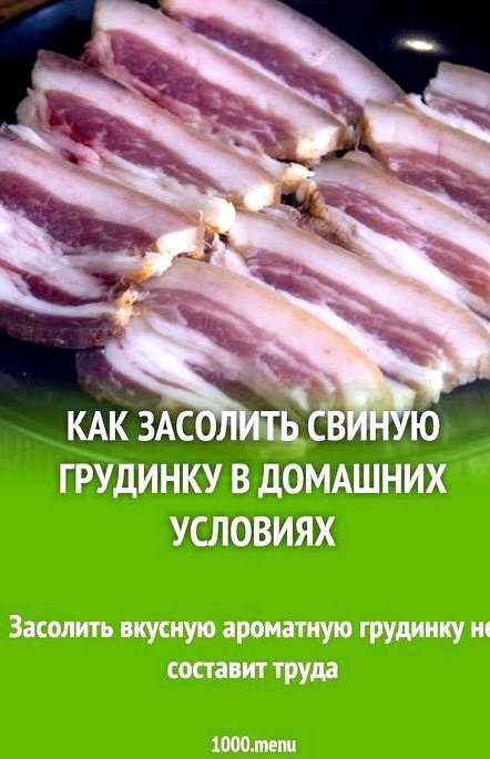 Соленая грудинка – полосатая королева нарезок. как приготовить вкусную соленую грудинку: сухим, холодным и горячим способом - автор екатерина данилова - журнал женское мнение