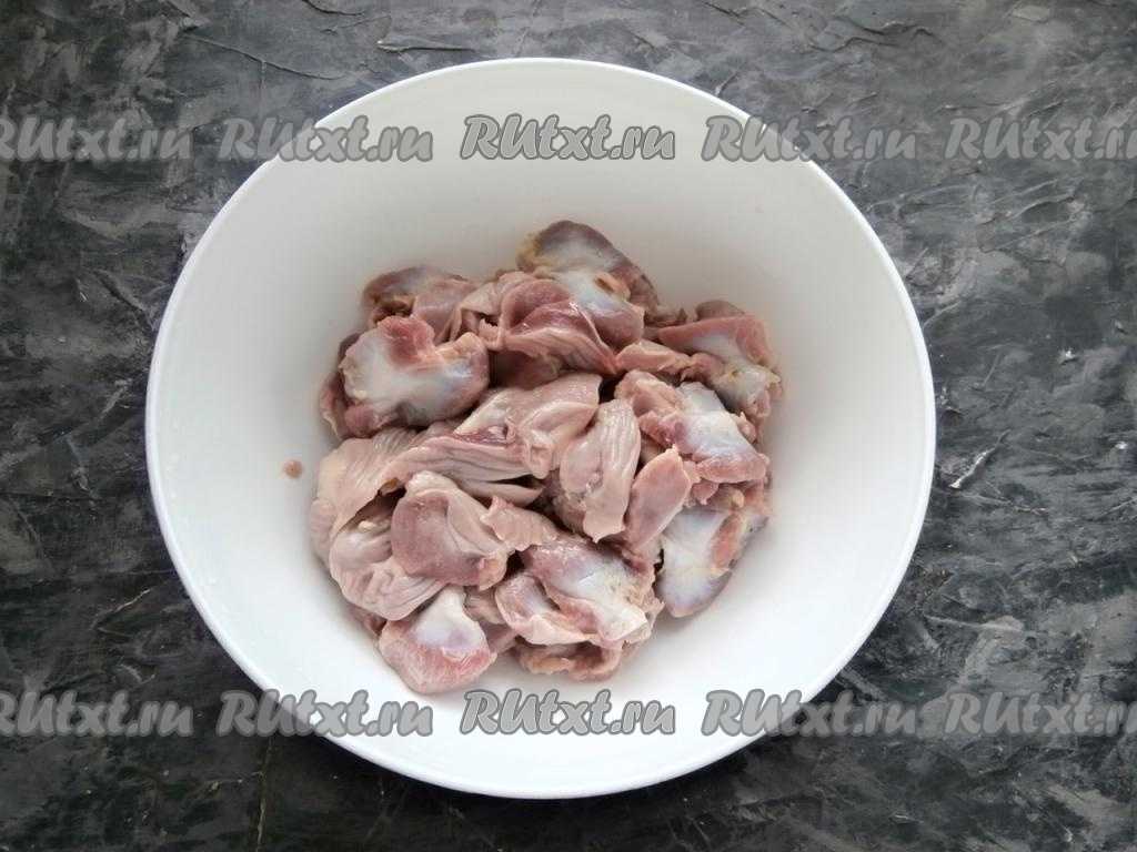 Куриные желудки - рецепты приготовления в сковороде