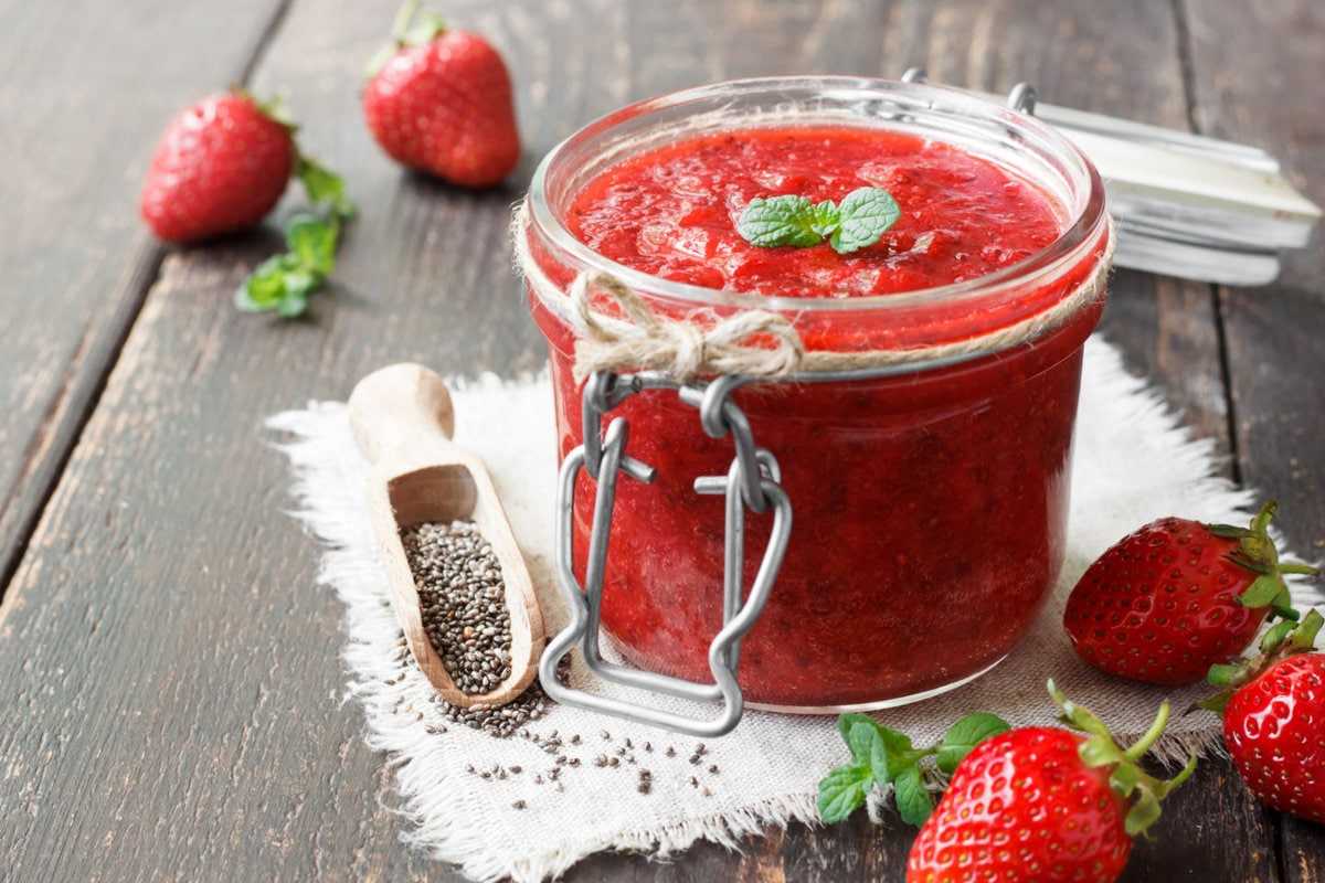Клубничный джем вкусный и густой, рецепт на зиму 5-минутка с желатином в мультварке — пошагово с фото, как приготовить джем из клубники