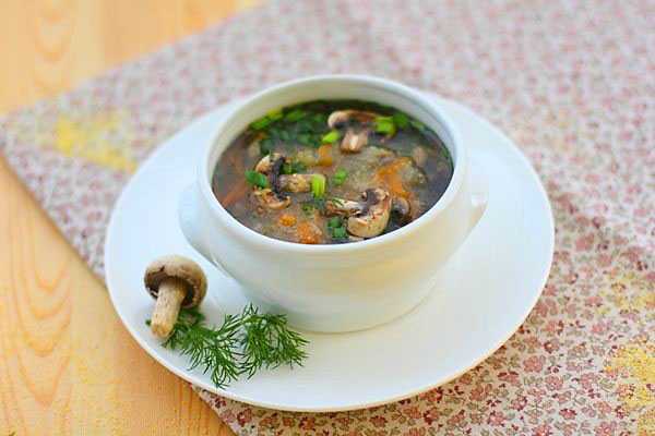 Грибной суп из замороженных грибов - классический рецепт с пошаговыми фото