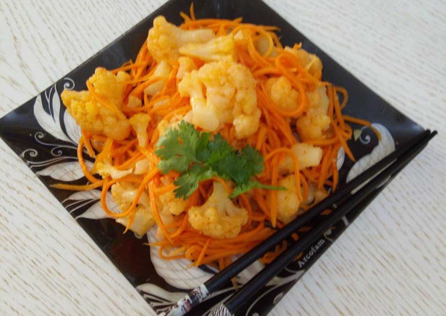Салаты с цветной капустой на зиму – рецепты, просто пальчики оближешь!