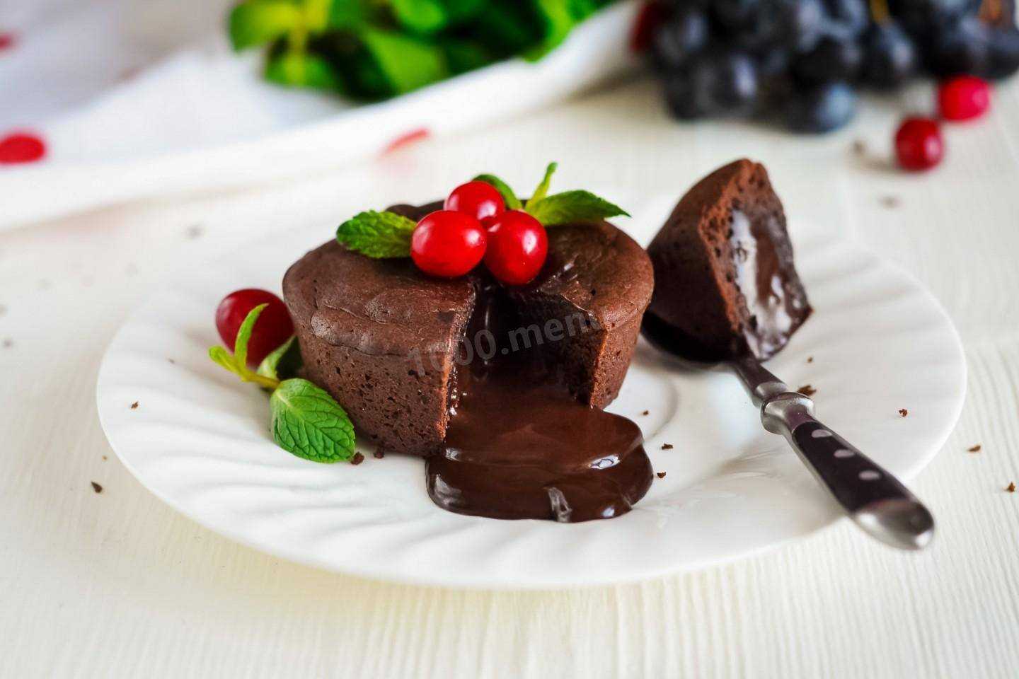 Хороший рецепт шоколадного фондана
