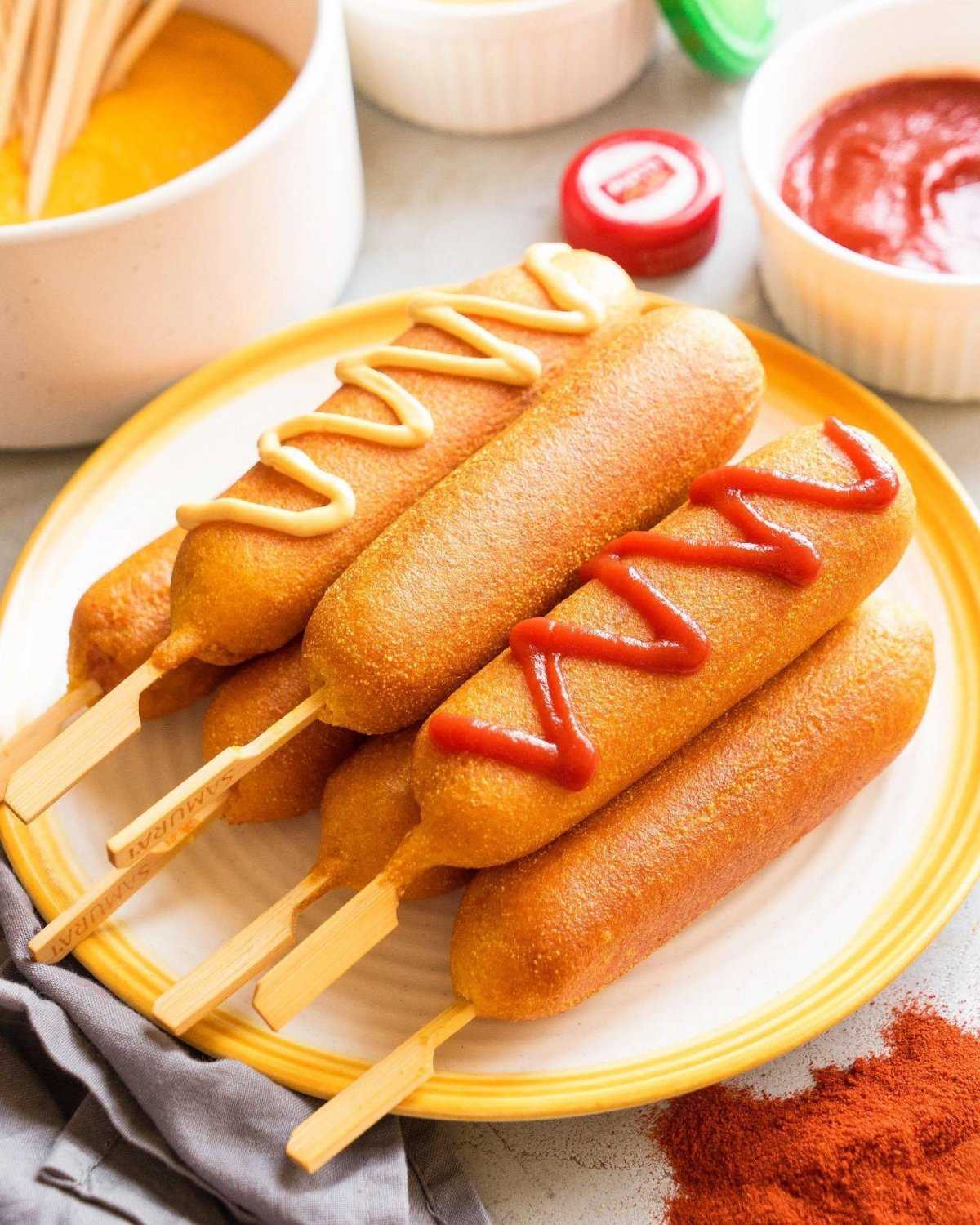 Корн доги в кукурузном тесте - пошаговый рецепт с фото. как приготовить