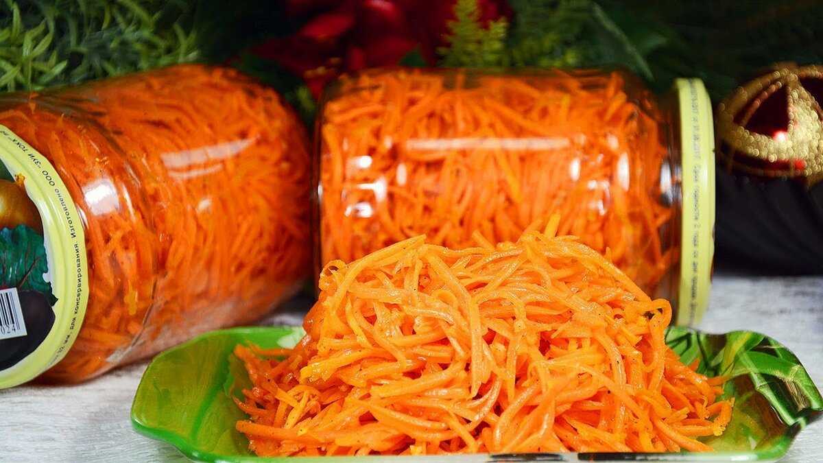 Морковь по-корейски на зиму в банках