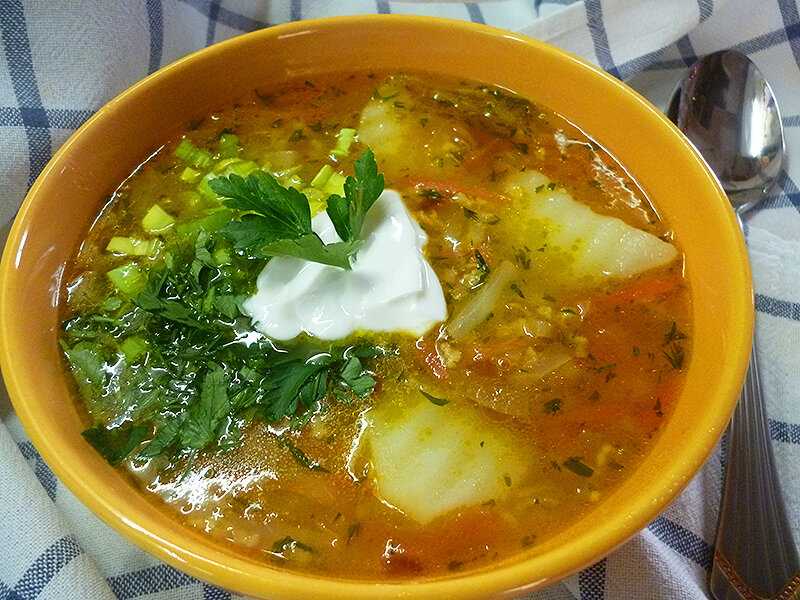 Капустняк — очень вкусный суп со свежей капустой (2 рецепта)