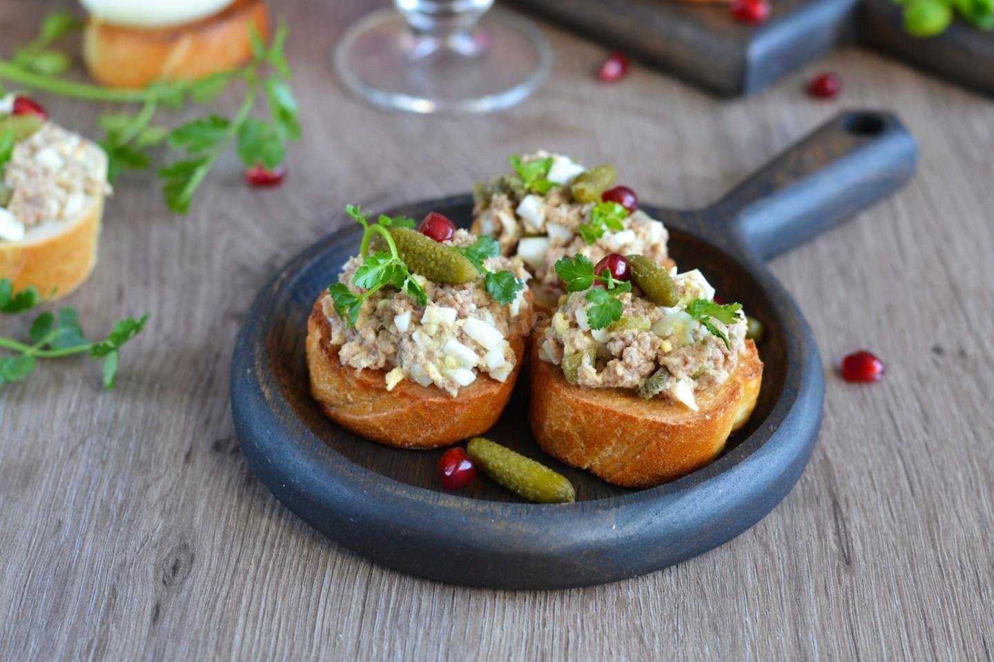 Бутерброды на праздничный стол - 28 простых, вкусных и ярких рецептов