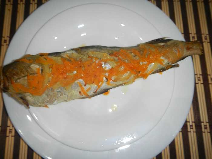 Минтай под маринадом из моркови и лука классический рецепт