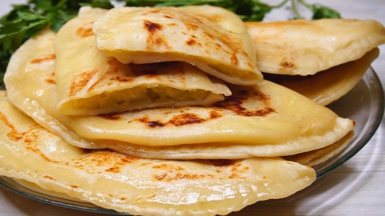 Кутабы с зеленью