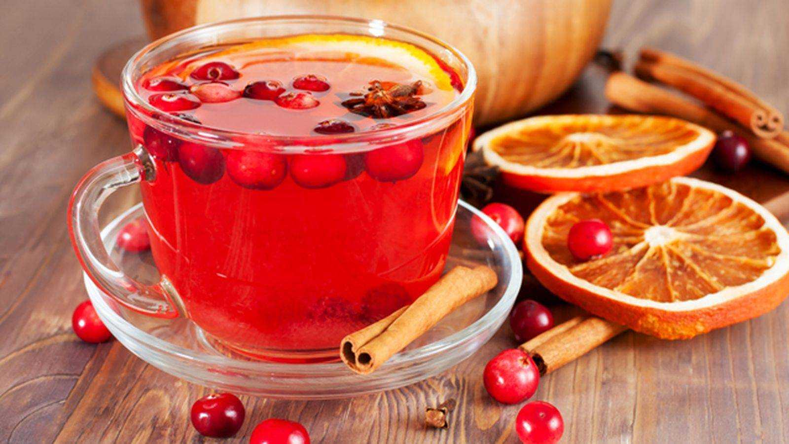 Полезные свойства чая с клюквой и рецепты приготовления