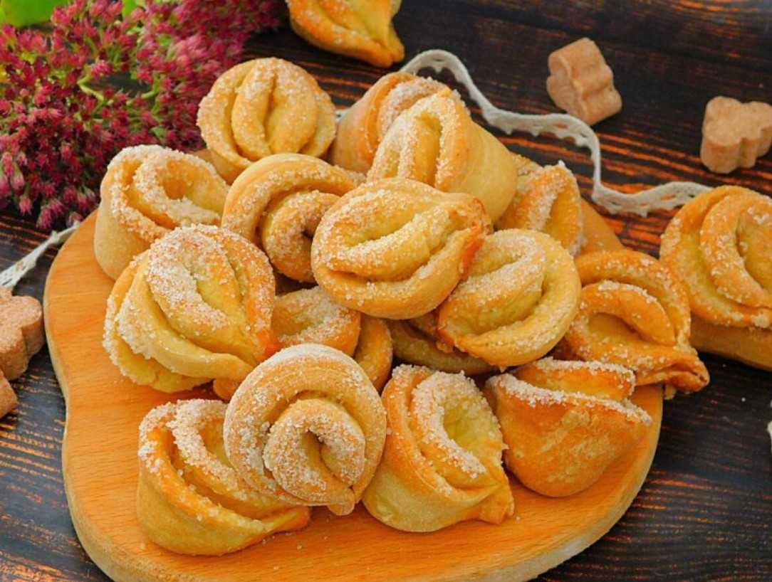 Домашнее песочное печенье - очень вкусное