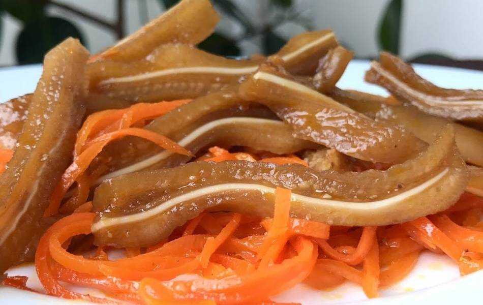 Пошаговый рецепт приготовления свиных ушей по-корейски с фото