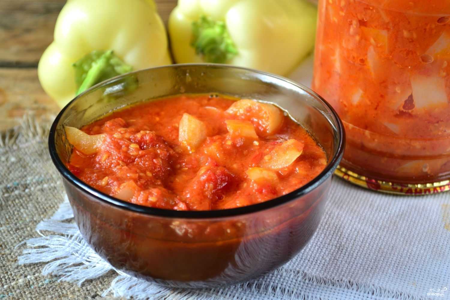 Лечо из болгарского перца на зиму: 12 самых простых и вкусные рецептов