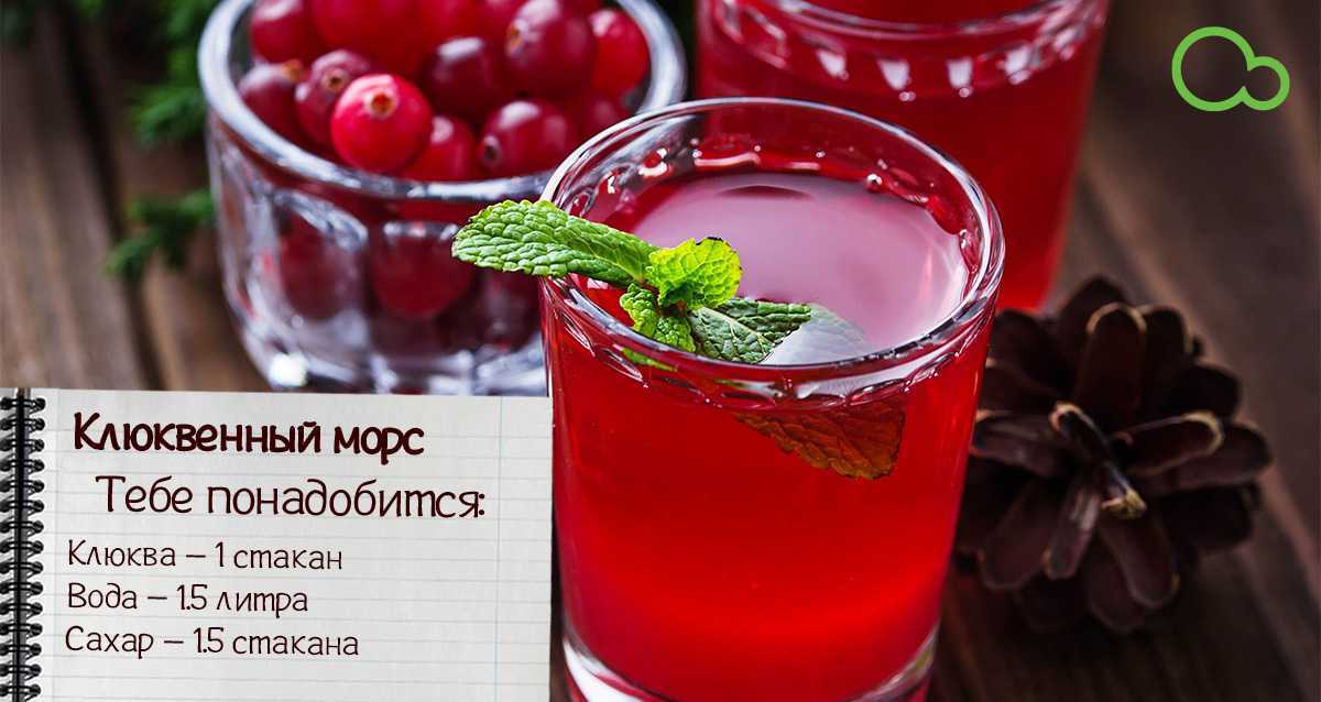 Как правильно приготовить клюквенный морс - рецепт