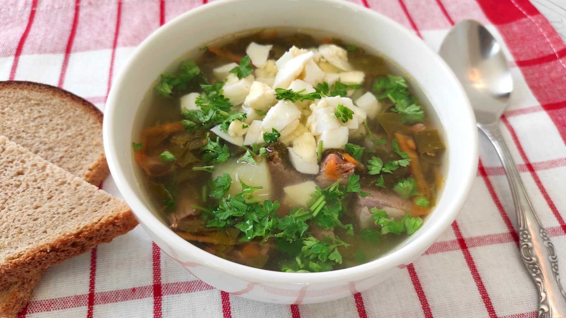 Зеленый борщ с щавелем — 6 вкусных классических рецептов