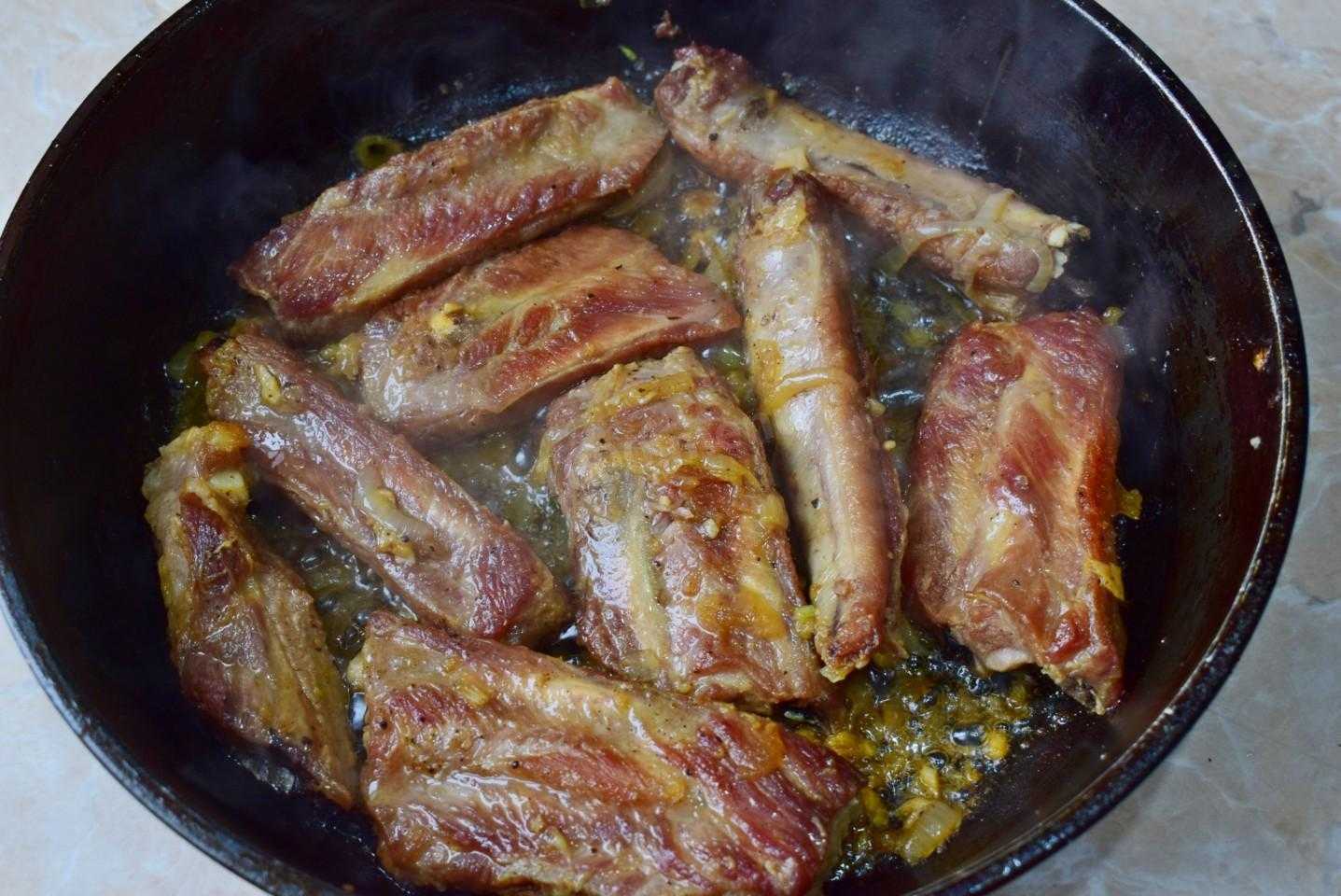 Вкусные свиные ребрышки: простые рецепты