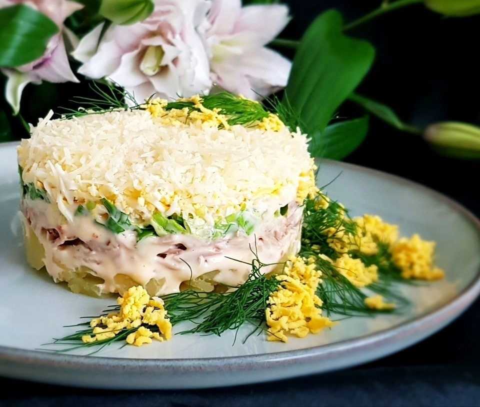 Салат мимоза классический рецепт + слои по порядку