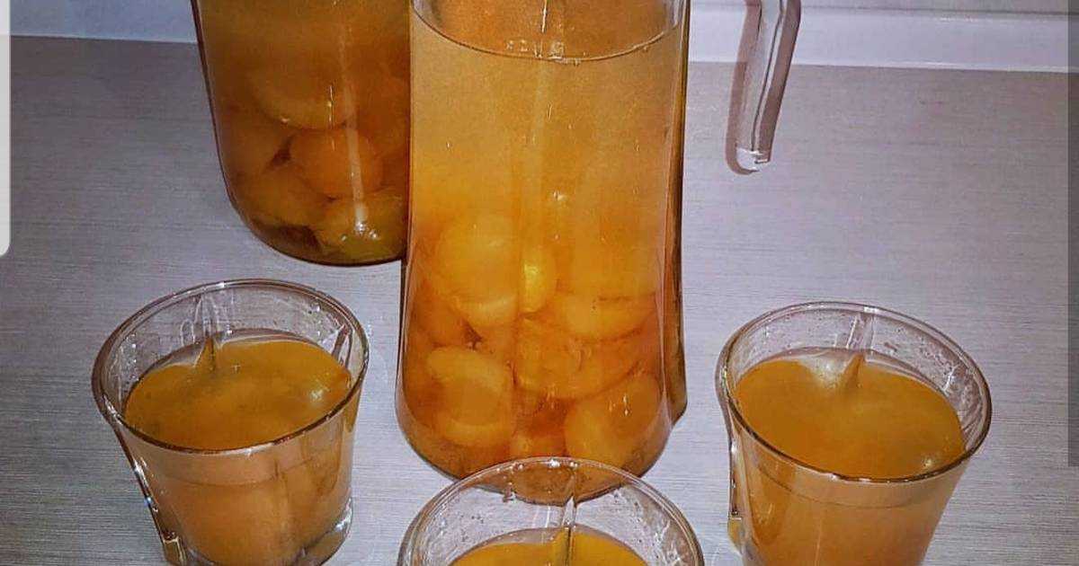 Компот из абрикосов на зиму -пошаговый рецепт с фото